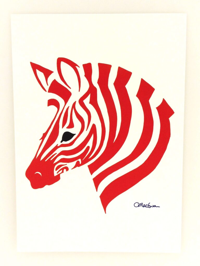 The Red Zebra My Inspirational Art